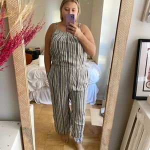 OLD NAVY STRIPED JUMPSUIT XL